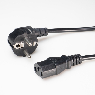 EU Power Cord 2m 3m 5m Euro Plug C13 VDE Power Cable For Desktop PC Monitor Printer