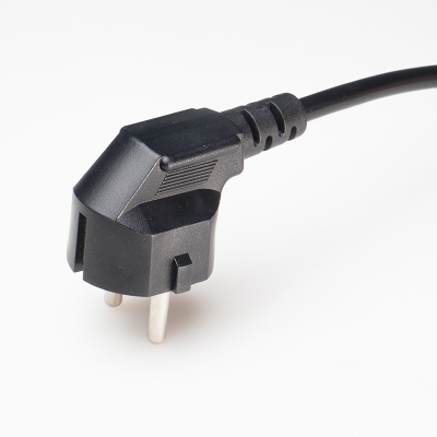 (Schuko) EU Power Plug 2 Pins 3 Wires European Power Cord for PC Computers
