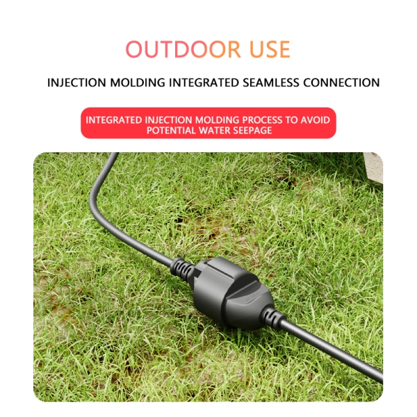 Heavy Duty H07RN-F Schuko Extension Lead 16A 250V IP44 Waterproof Outdoor Power Cable for Garden Tools, Construction Sites 