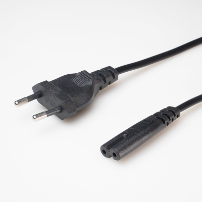 Power Cable EU Euro Plug AC Power Cord 3m Extension Cord 