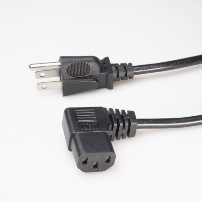6FT Black 3 Prong US Plug AC Power Cord