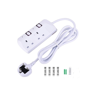 Power Strip 2/3/4/5/6 Way UK Extension Socket with Individual Switch